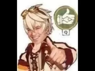 👍 emoji Genshin memes Telegram sticker 24 of 43