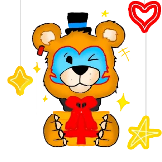 🌟 emoji GlamRock Freddik Telegram sticker 5 of 11