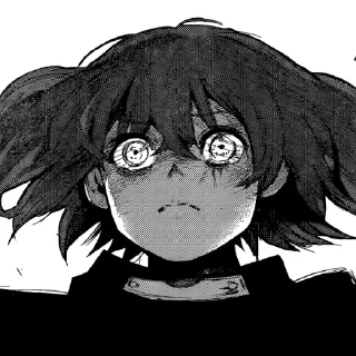 😨 emoji 東京喰種トーキョーグール @vazuusha Telegram sticker 14 of 31