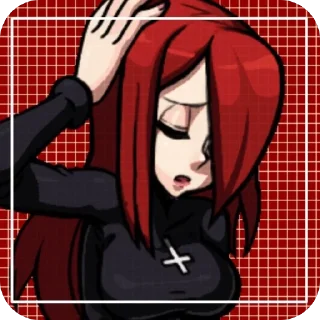 🫥 emoji parasoul. Telegram sticker 19 of 23