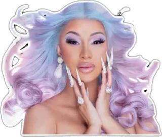 🌟 emoji Cardi B Telegram sticker 7 of 16