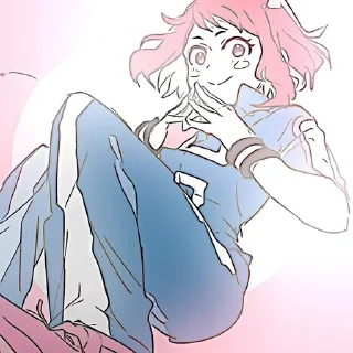 🍡 emoji uraraka @karacik12 Telegram sticker 19 of 27
