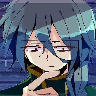 🤔 emoji Ashe Bradley Telegram sticker 24 of 74