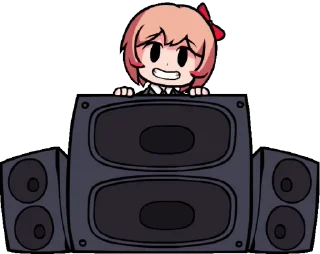 🌟 emoji Sayori FNF Telegram sticker 13 of 30