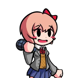 🌟 emoji Sayori FNF Telegram sticker 14 of 30