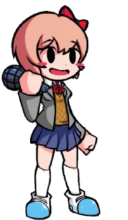 🌟 emoji Sayori FNF Telegram sticker 6 of 30