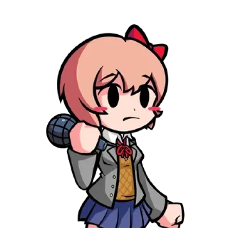 🌟 emoji Sayori FNF Telegram sticker 18 of 30
