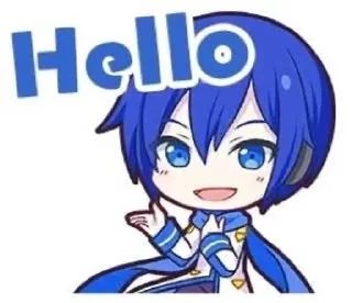 🙂 emoji Кайто бог Telegram sticker 20 of 101