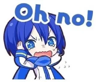 😭 emoji Кайто бог Telegram sticker 5 of 101