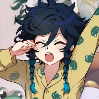 🌟 emoji Венти от @genshinartsm Telegram sticker 19 of 45