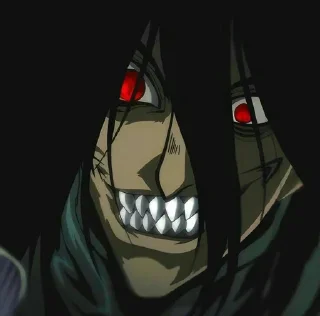 😃 emoji Hellsing Telegram sticker 22 of 75