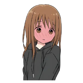 🤦‍♂ emoji Худи-тян @nyasticks Telegram sticker 5 of 41