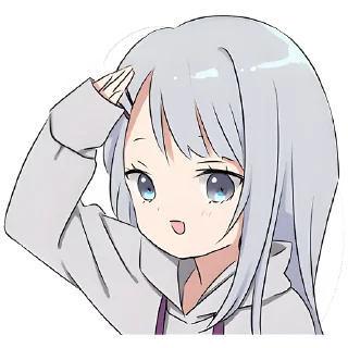 Sticker from Худи-тян серая @Nyasticks