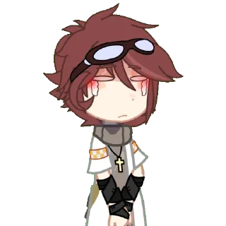 😰 emoji Саша и Хояо Telegram sticker 13 of 74
