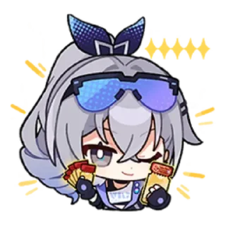 ⚡ emoji Серебряный волк @Zhostkosirok Telegram sticker 22 of 50