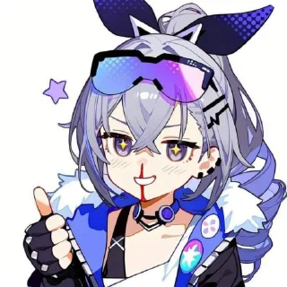 ⚡ emoji Серебряный волк @Zhostkosirok Telegram sticker 15 of 50