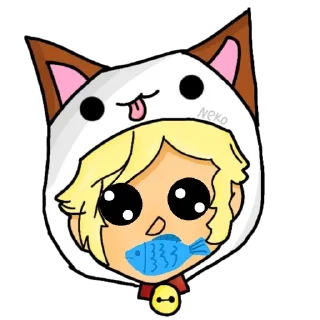 😸 emoji Неко Telegram sticker 11 of 39