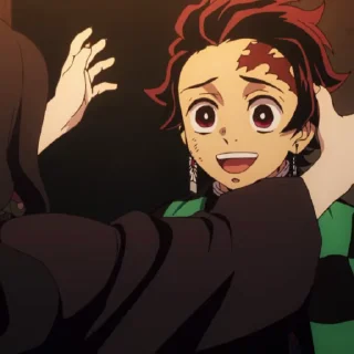 Sticker from Tanjiro animated