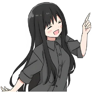 😂 emoji Аниме тян @Nyasticks Telegram sticker 17 of 41