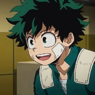 🌟 emoji Наш любимый Мидория💚 Telegram sticker 6 of 52