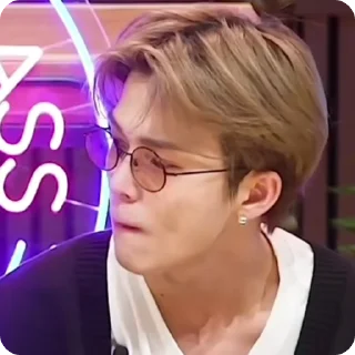 👅 emoji Хамада Асахи Treasure Telegram sticker 18 of 50
