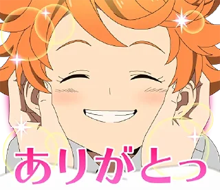 Sticker from THE PROMISED NEVERLAND Voice Stickers :: @line_stickers