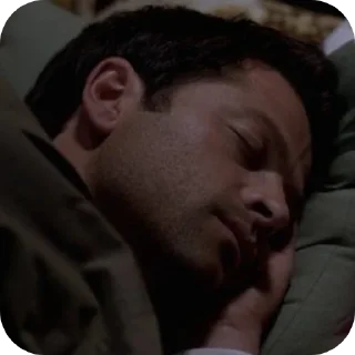 👄 emoji Castiel | Supernatural @MacraniFilms Telegram sticker 13 of 33