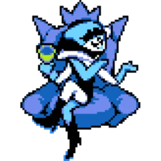 🌟 emoji Королева | Deltarune Telegram sticker 5 of 11