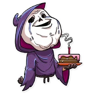 😢 emoji Scream @stickersb2b Telegram sticker 18 of 25