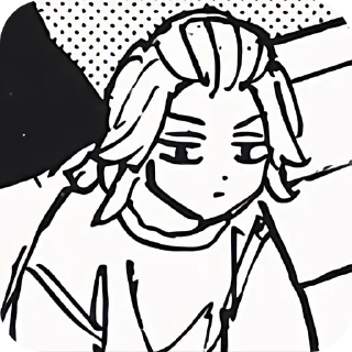 🔳 emoji Manjiro Sano (Mikey) Telegram sticker 12 of 120