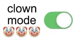 🤡 emoji be clown be cringe Telegram sticker 7 of 33