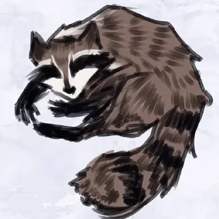 ❤️ emoji Енотик Карл!!! Telegram sticker 6 of 8