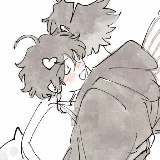 💌 emoji xiaoven bw ×7 | @yeetoldyxiaoven Telegram sticker 23 of 100