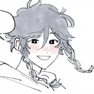 💌 emoji xiaoven bw ×9 | @yeetoldyxiaoven Telegram sticker 5 of 100