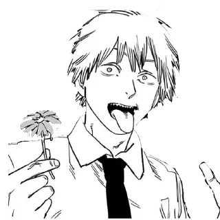 🌼 emoji Сhainsaw Man Telegram sticker 9 of 33