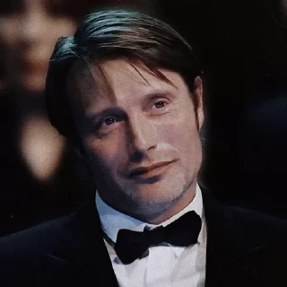 😊 emoji Mads Mikkelsen🎀 Telegram sticker 10 of 91