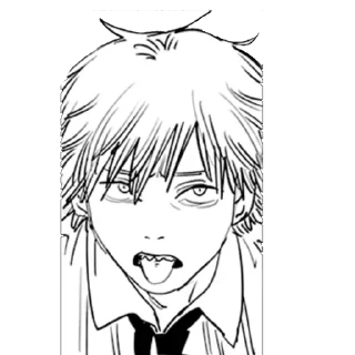 😛 emoji Сhainsaw Man Telegram sticker 12 of 33