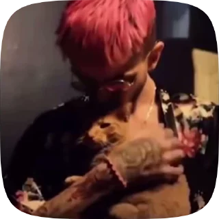 ❤️ emoji Lil peep Telegram sticker 24 of 28