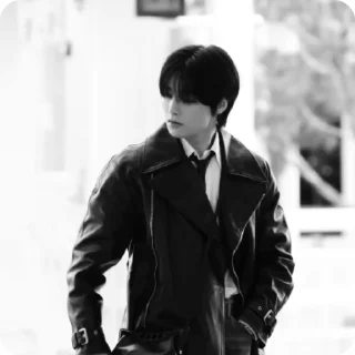 😒 emoji B&W Jeongin @TuETiKs Telegram sticker 9 of 18