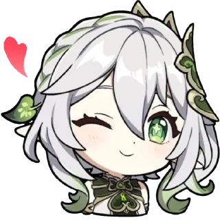 😉 emoji Нахида Telegram sticker 14 of 102