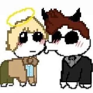 Sticker from Good omens s2