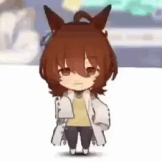 🙏 emoji Agnes Tachyon Telegram sticker 17 of 55