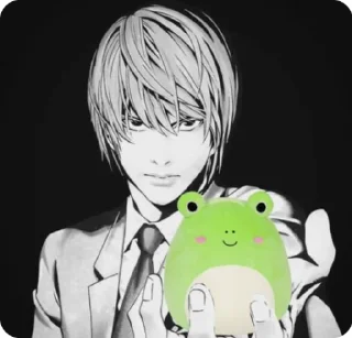 🌟 emoji Yagami Light Telegram sticker 9 of 119