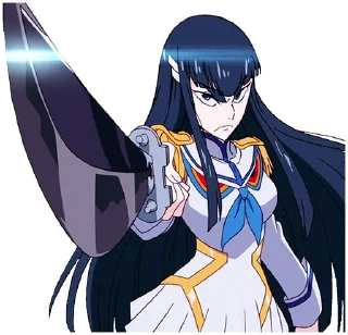 🗡 emoji Satsuki Kiryuin (KILL la KILL) Telegram sticker 16 of 87