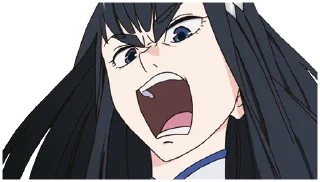🤬 emoji Satsuki Kiryuin (KILL la KILL) Telegram sticker 20 of 87
