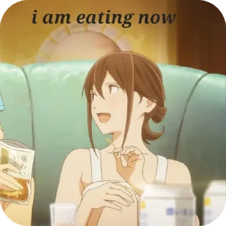 🤲 emoji I wan to eat your pancreas Telegram sticker 6 of 18
