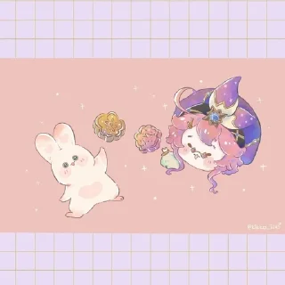 👾 emoji (  ✿𝆬  )  𓈒 𝗗𝗼𝗿𝗶 Telegram sticker 6 of 34