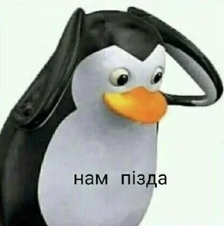 🐧 emoji Пиздец короче говоря Telegram sticker 21 of 85