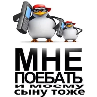 👨‍👦 emoji пингвин в очках Telegram sticker 5 of 13