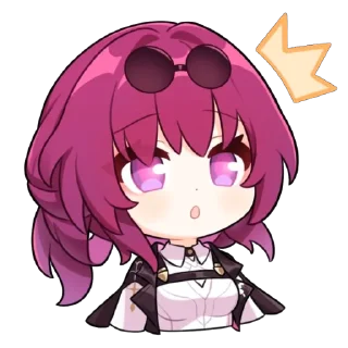 ❤ emoji I love you, Kafka. Telegram sticker 5 of 9